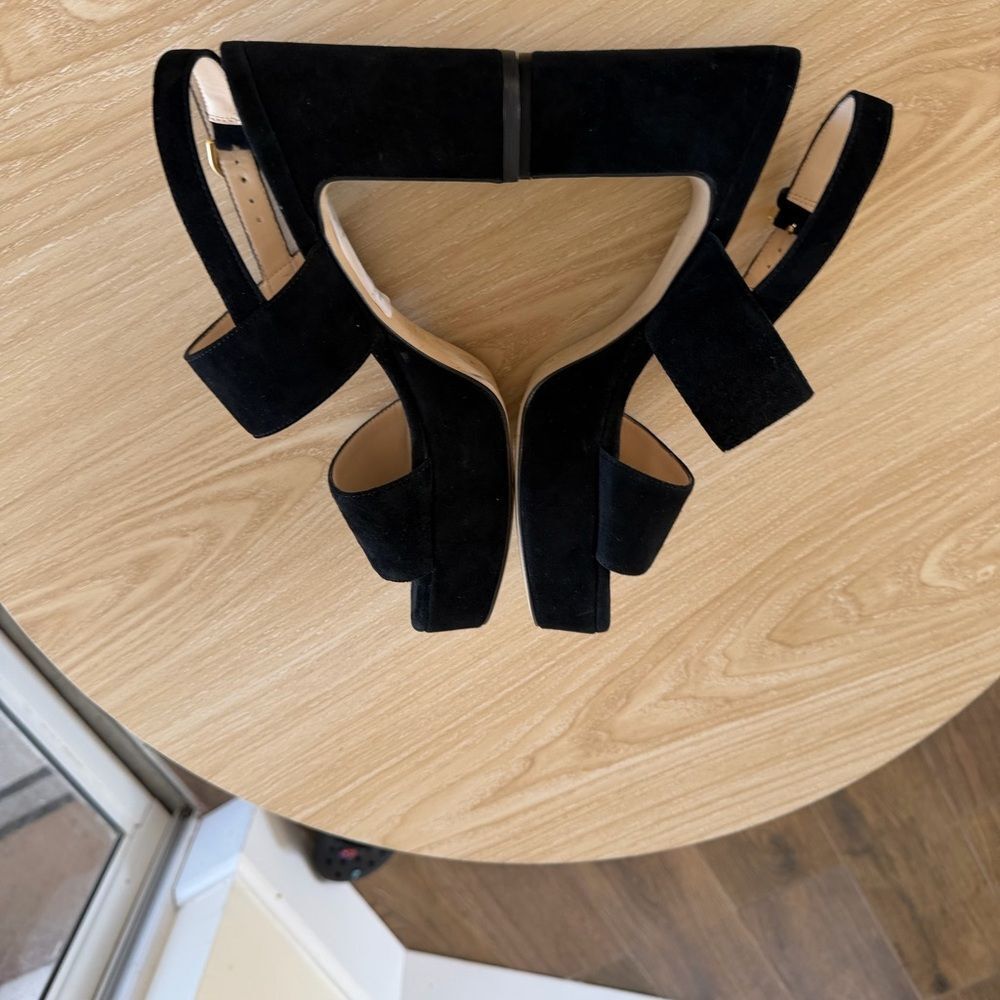 Stuart Weitzman Black Platform Heels - Picture 7 of 8